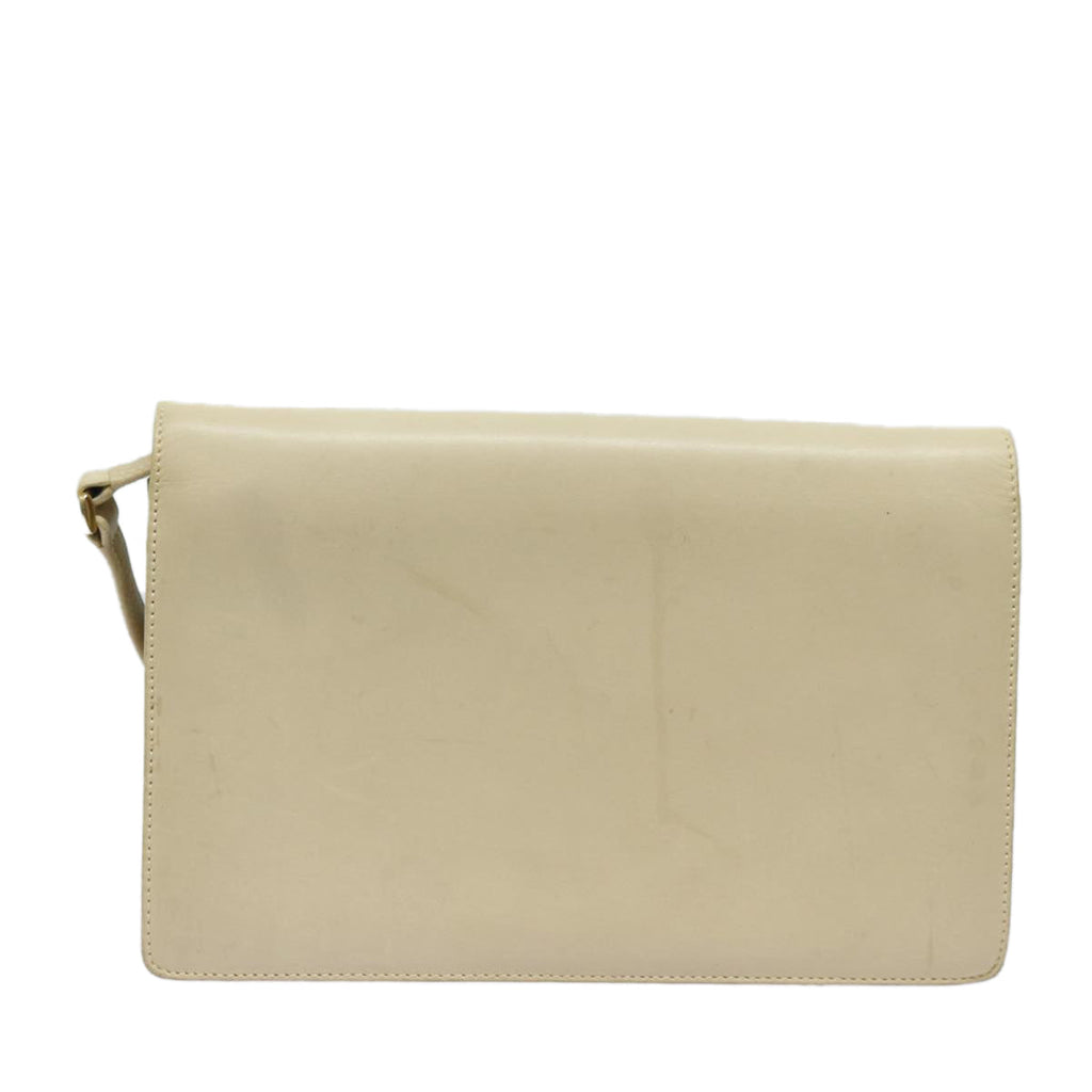 GUCCI Shoulder Bag Leather Cream 004 406 0105 ep5064