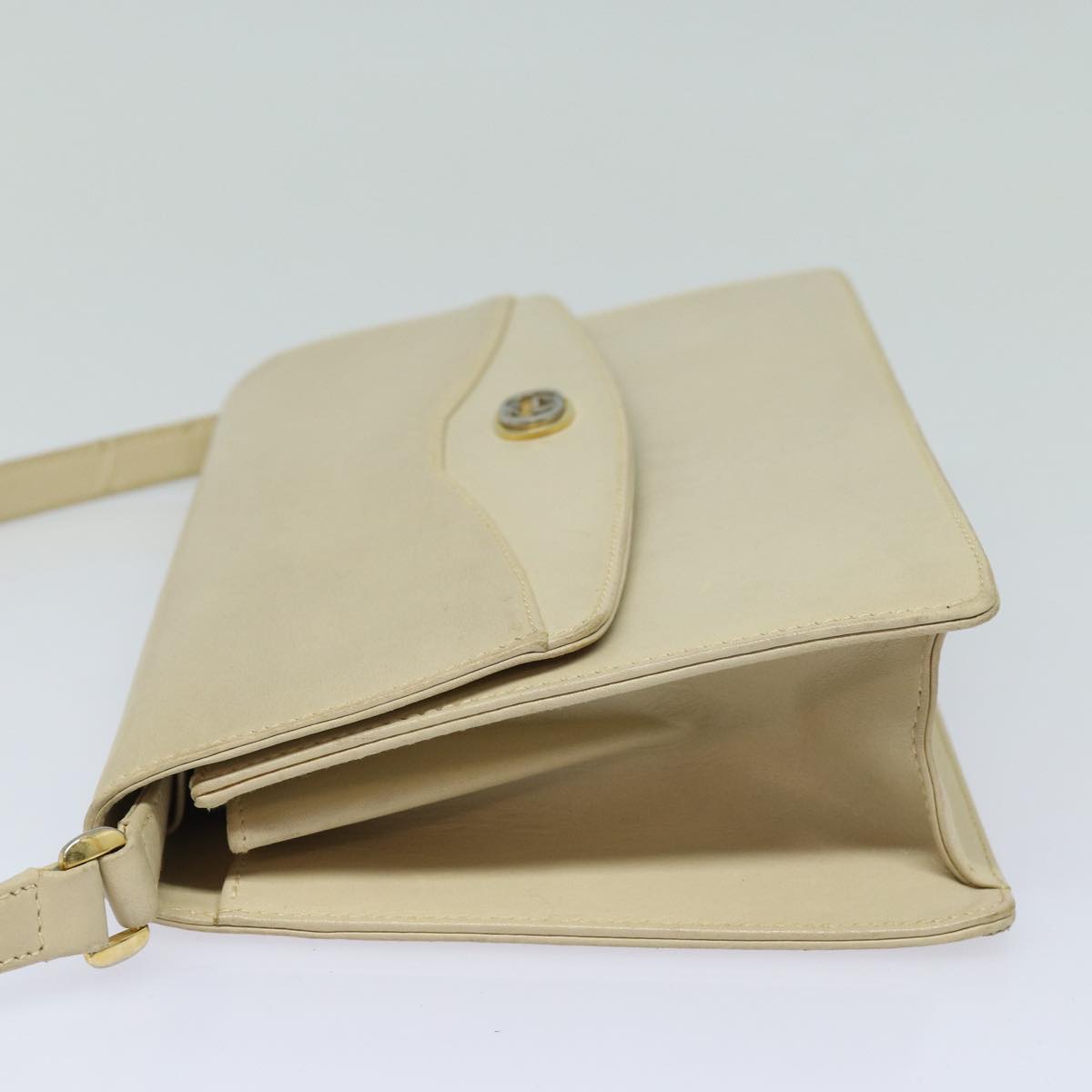 GUCCI Shoulder Bag Leather Cream 004 406 0105 ep5064