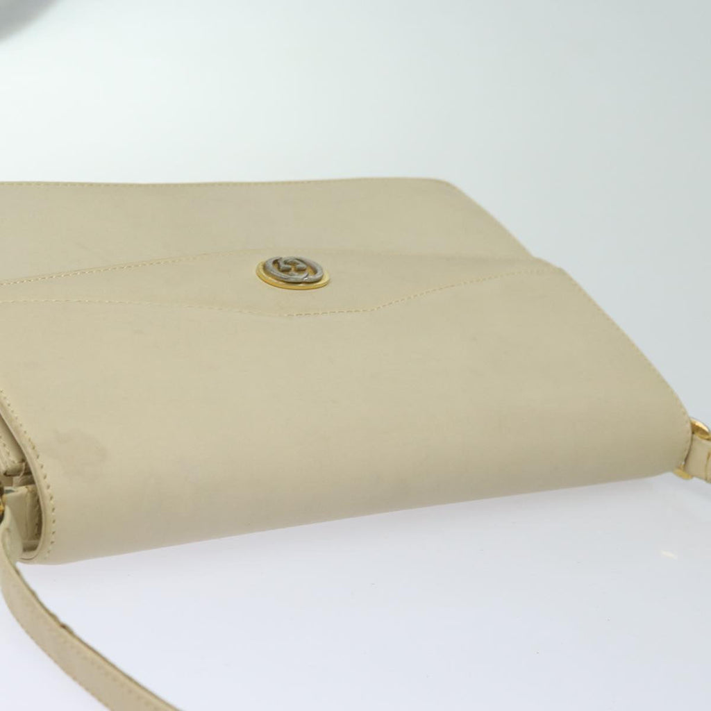 GUCCI Shoulder Bag Leather Cream 004 406 0105 ep5064