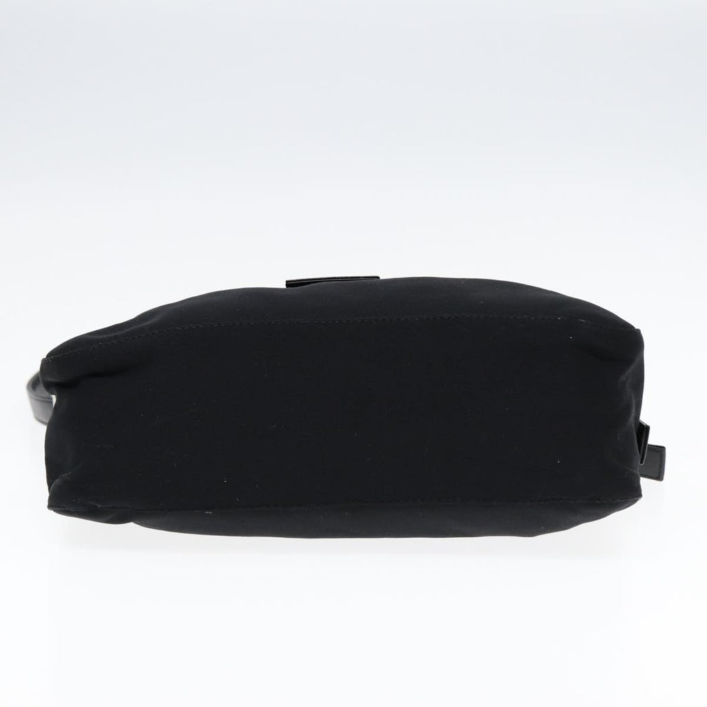 FENDI Mamma Baguette Shoulder Bag Nylon Black ep5075