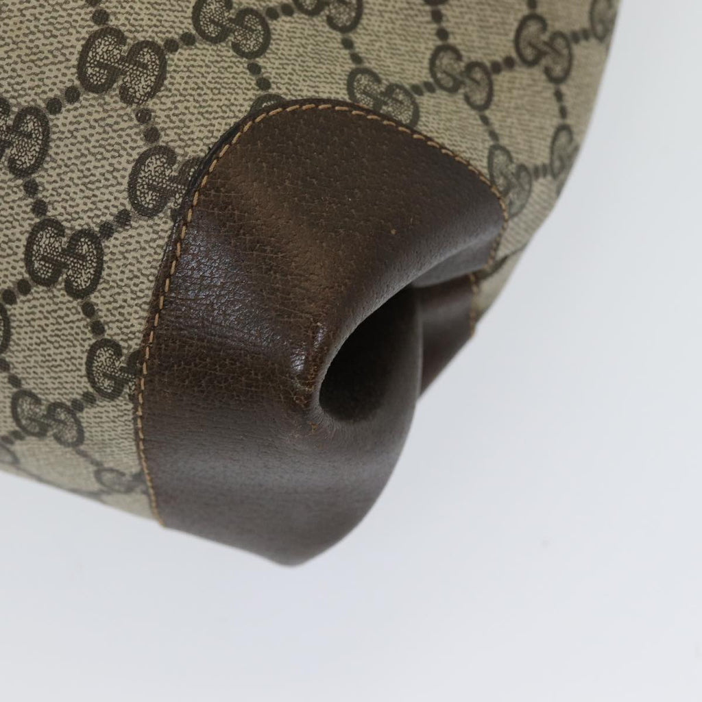 GUCCI GG Canvas Web Sherry Line Tote Bag PVC Beige Green Red ep5079