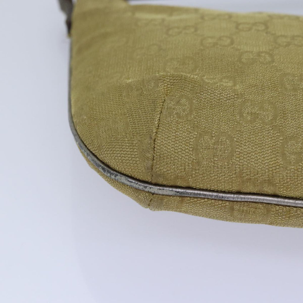 GUCCI GG Canvas Shoulder Bag Gold 005 0813 3444 ep5086
