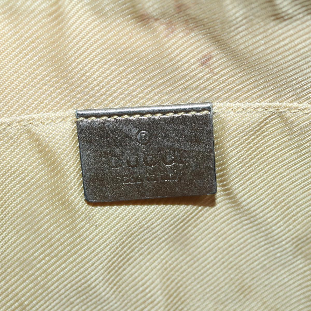 GUCCI GG Canvas Shoulder Bag Gold 005 0813 3444 ep5086