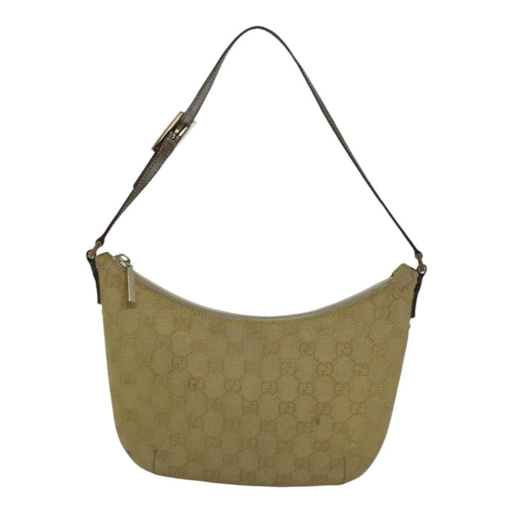 GUCCI GG Canvas Shoulder Bag Gold 005 0813 3444 ep5086