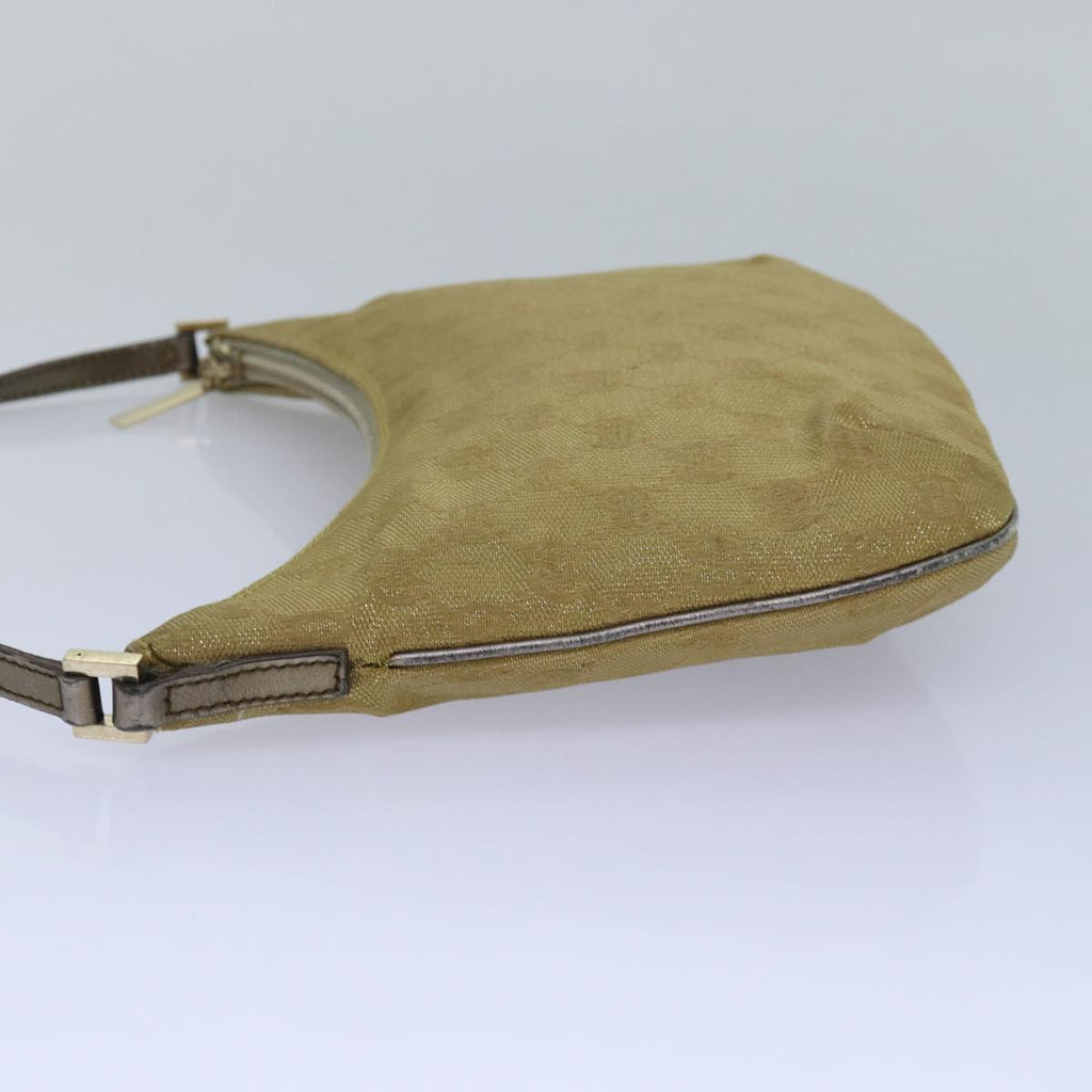 GUCCI GG Canvas Shoulder Bag Gold 005 0813 3444 ep5086