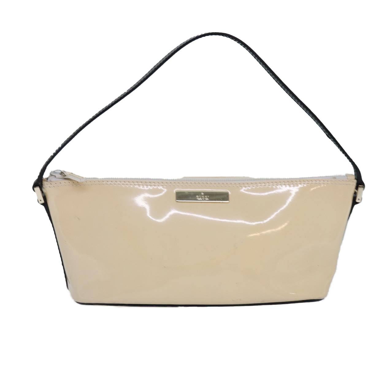 GUCCI Accessory Pouch Patent leather Vanilla Gold 039 1103 2123 ep5087