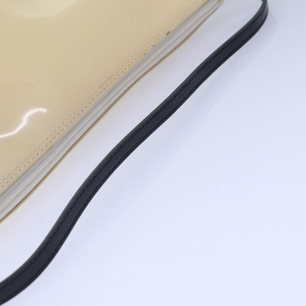GUCCI Accessory Pouch Patent leather Vanilla Gold 039 1103 2123 ep5087