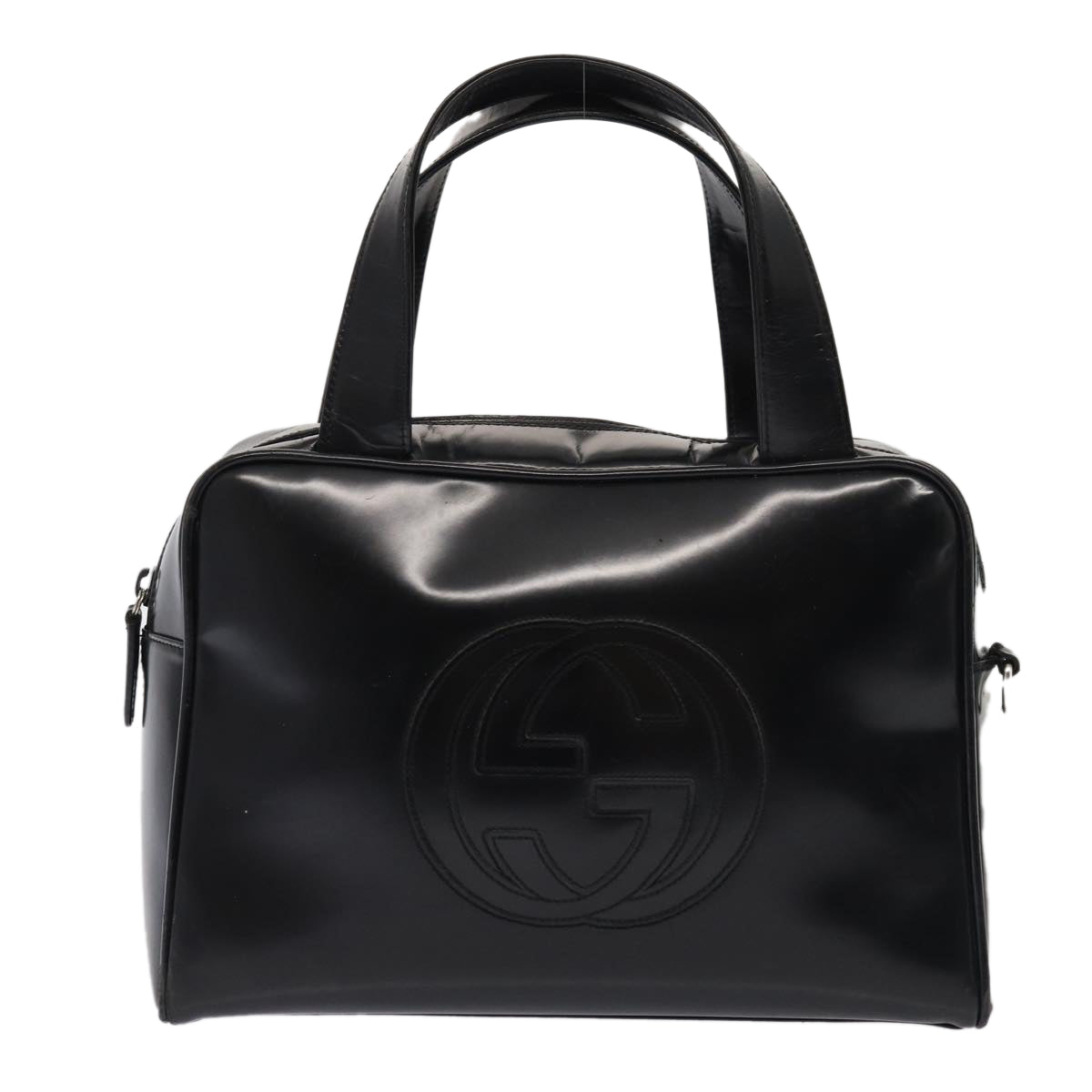 GUCCI Hand Bag Patent leather 2way Orange 000 1274 0505 ep5088