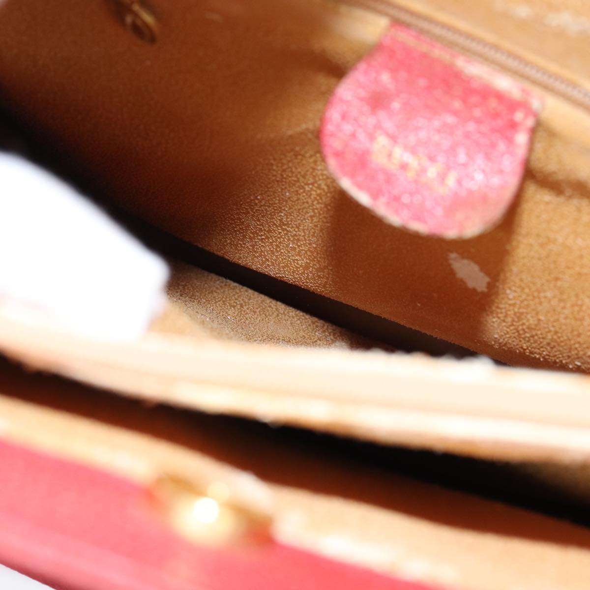 GUCCI Bamboo Tote Bag Suede Red ep5090