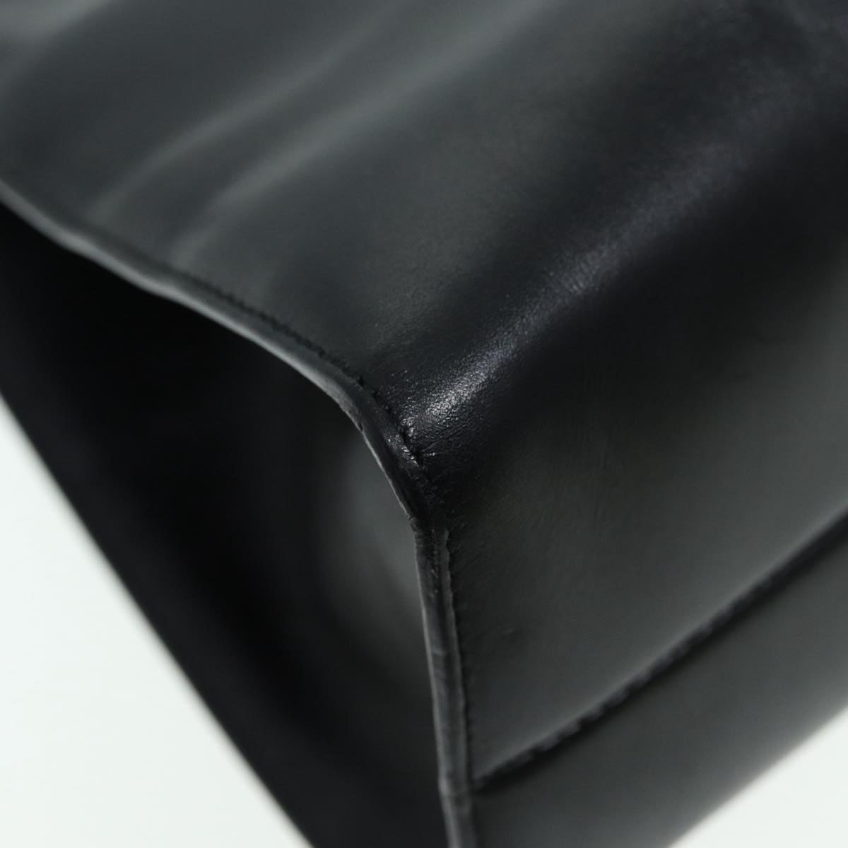 GUCCI Shoulder Bag Leather Black Silver 001 3038 ep5093