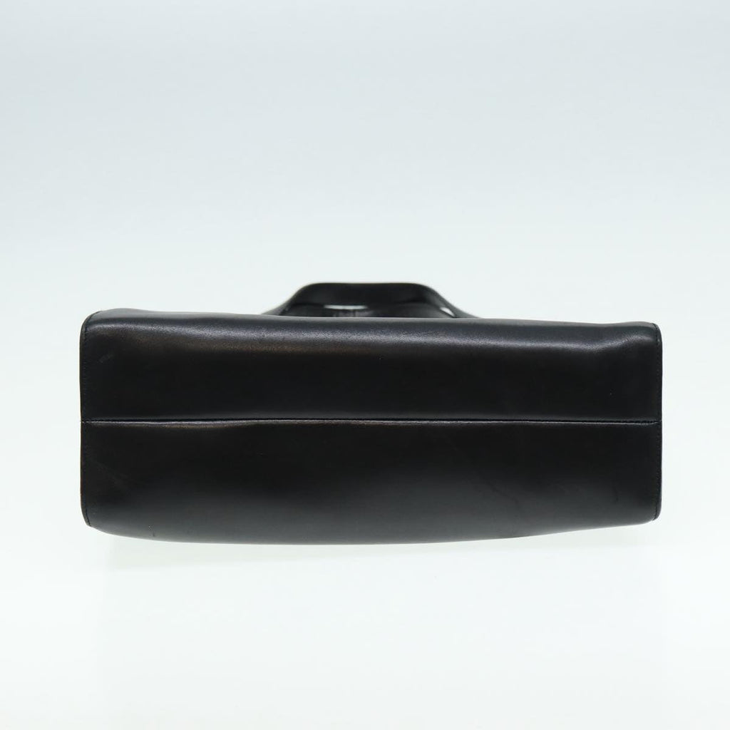 GUCCI Shoulder Bag Leather Black Silver 001 3038 ep5093