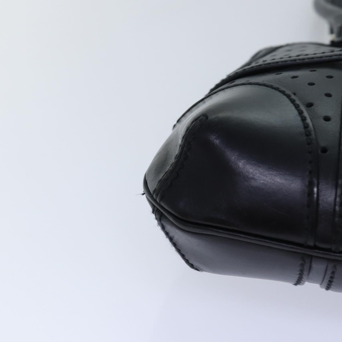 GUCCI Hand Bag Leather Black 114882 ep5100