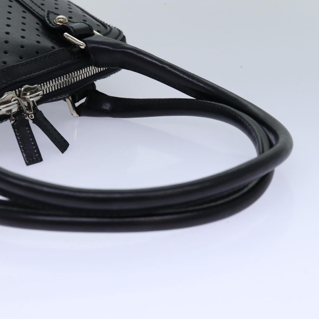 GUCCI Hand Bag Leather Black 114882 ep5100