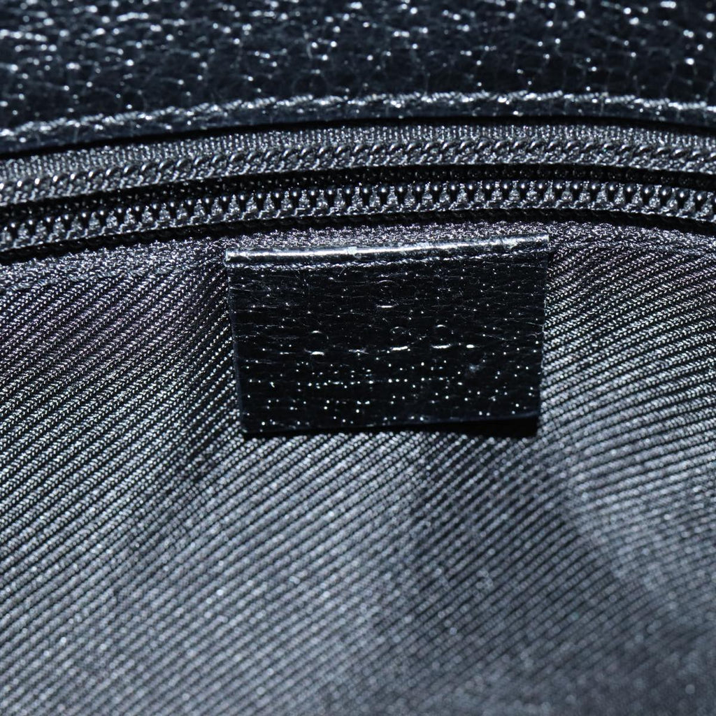 GUCCI GG Canvas Shoulder Bag Black ep5103