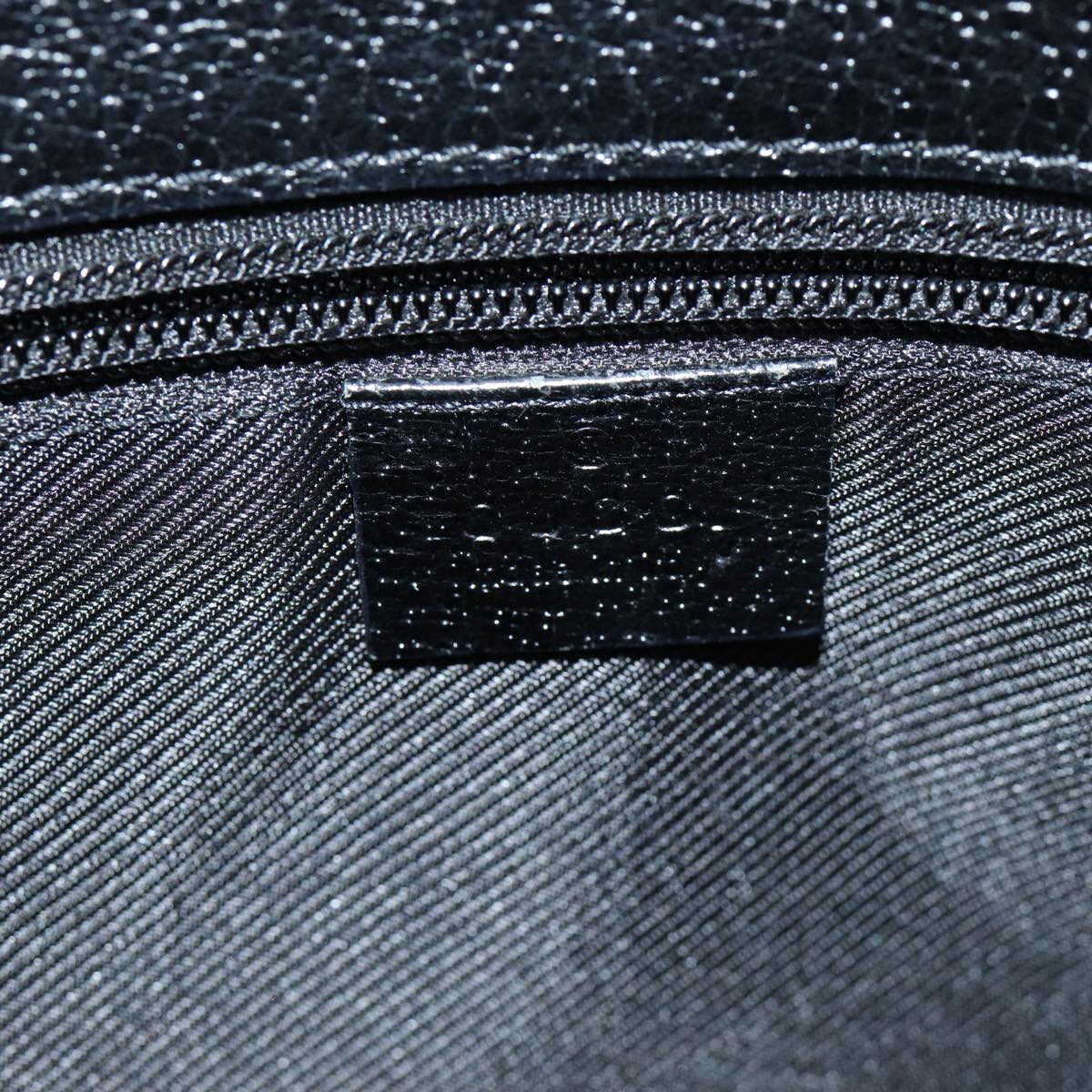 GUCCI GG Canvas Shoulder Bag Black ep5103