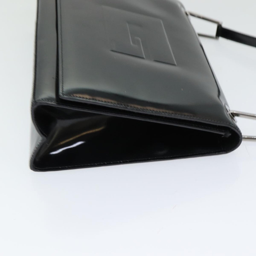 GUCCI Shoulder Bag Patent leather Black Silver 001 3033 ep5106