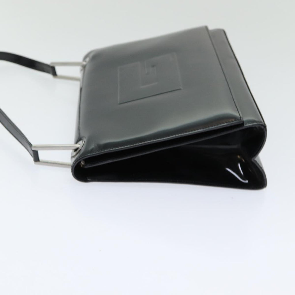 GUCCI Shoulder Bag Patent leather Black Silver 001 3033 ep5106