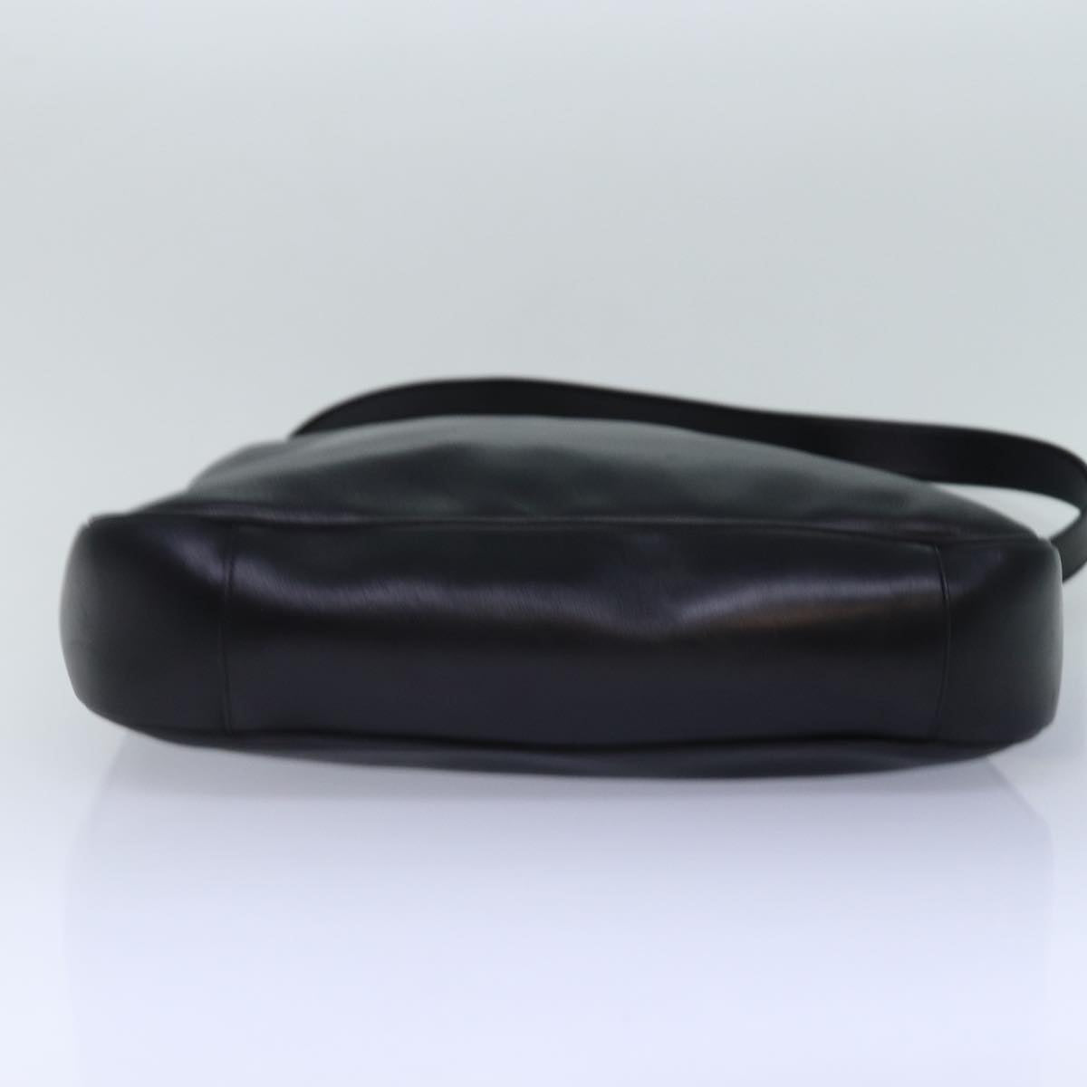GUCCI Bamboo Hand Bag Leather 2way Black Gold 001 2013 1577 0 ep5111