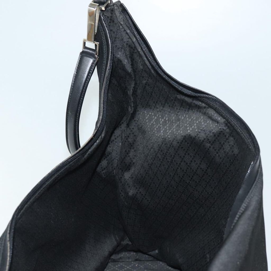 GUCCI Shoulder Bag Nylon Black Silver 001 1956 ep5116