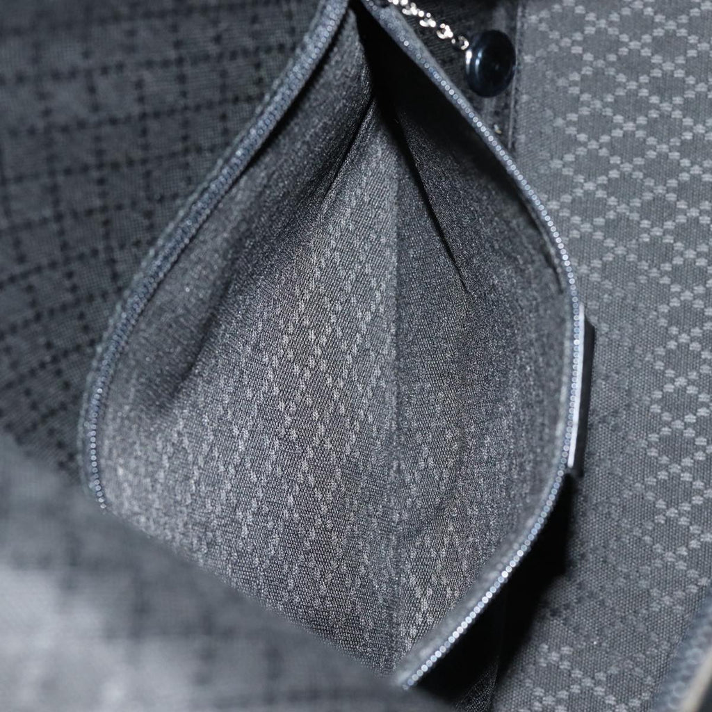 GUCCI Shoulder Bag Nylon Black Silver 001 1956 ep5116