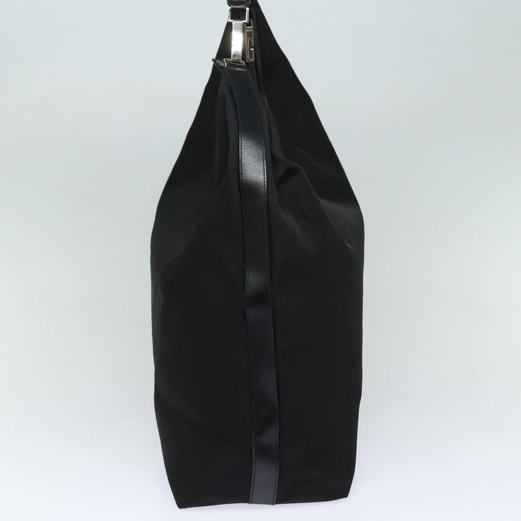 GUCCI Shoulder Bag Nylon Black Silver 001 1956 ep5116