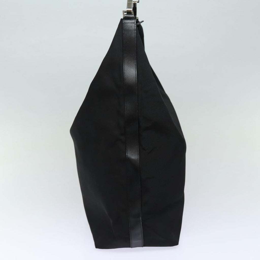 GUCCI Shoulder Bag Nylon Black Silver 001 1956 ep5116