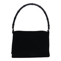 GUCCI Bamboo Hand Bag Suede Black ep5118
