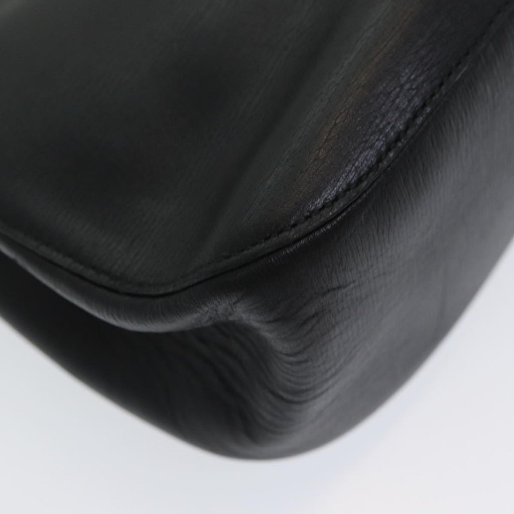 GUCCI Bamboo Hand Bag Leather Black ep5135