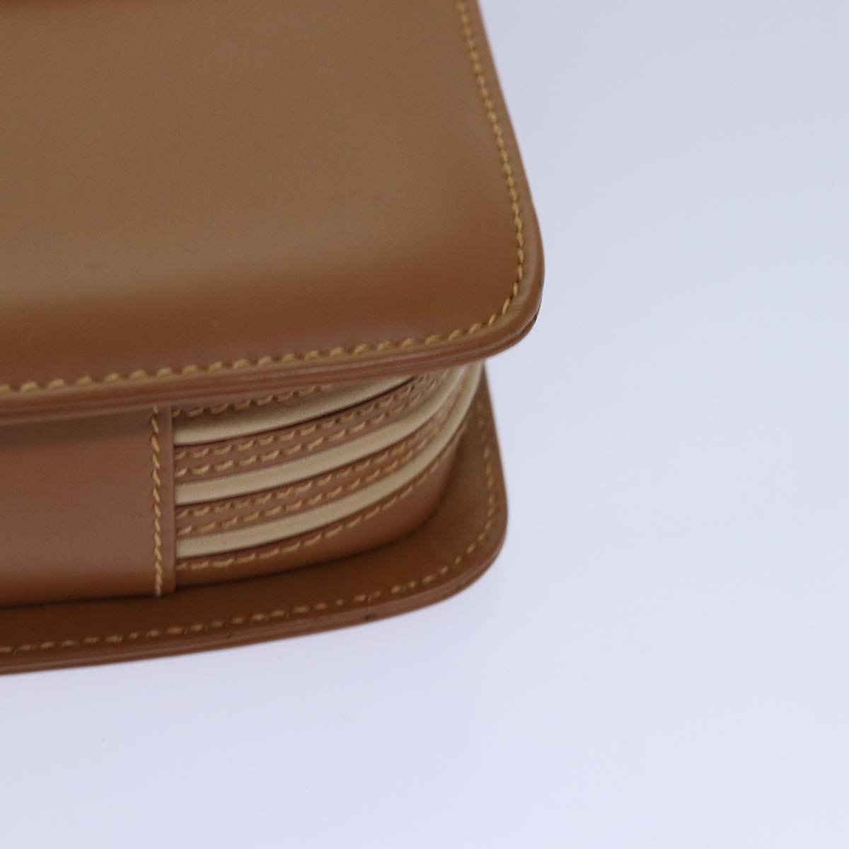 GUCCI Shoulder Bag Leather Brown Gold 004 109 0316 ep5153