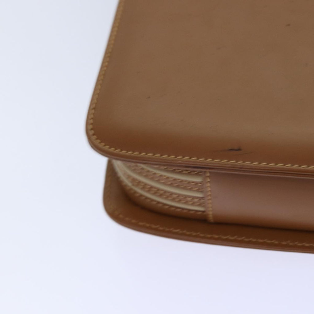 GUCCI Shoulder Bag Leather Brown Gold 004 109 0316 ep5153