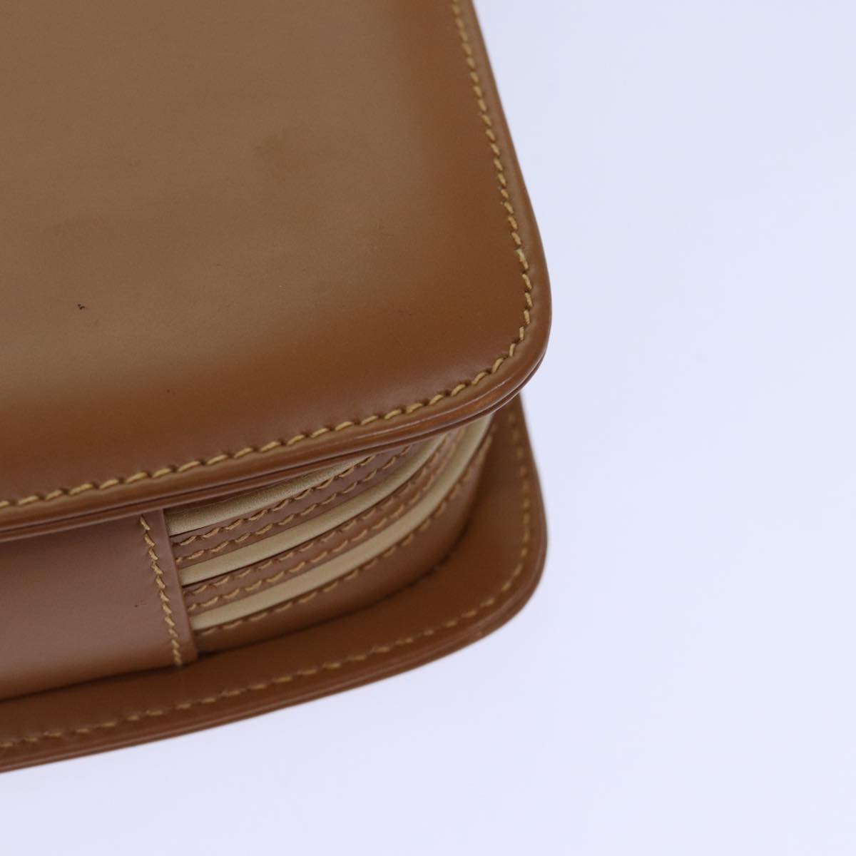 GUCCI Shoulder Bag Leather Brown Gold 004 109 0316 ep5153