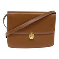 GUCCI Shoulder Bag Leather Brown Gold 004 109 0316 ep5153