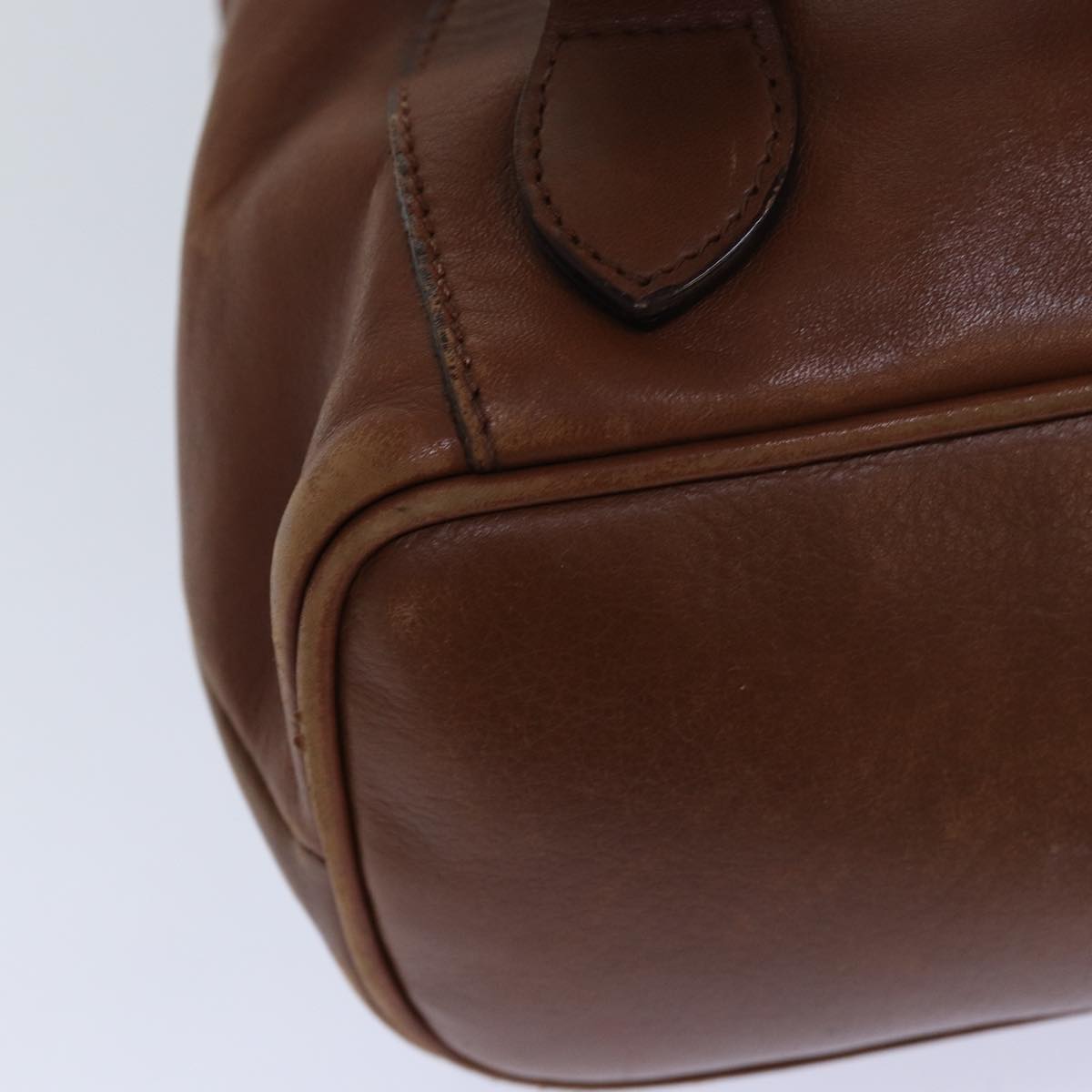GUCCI Bamboo Backpack Leather Brown ep5157