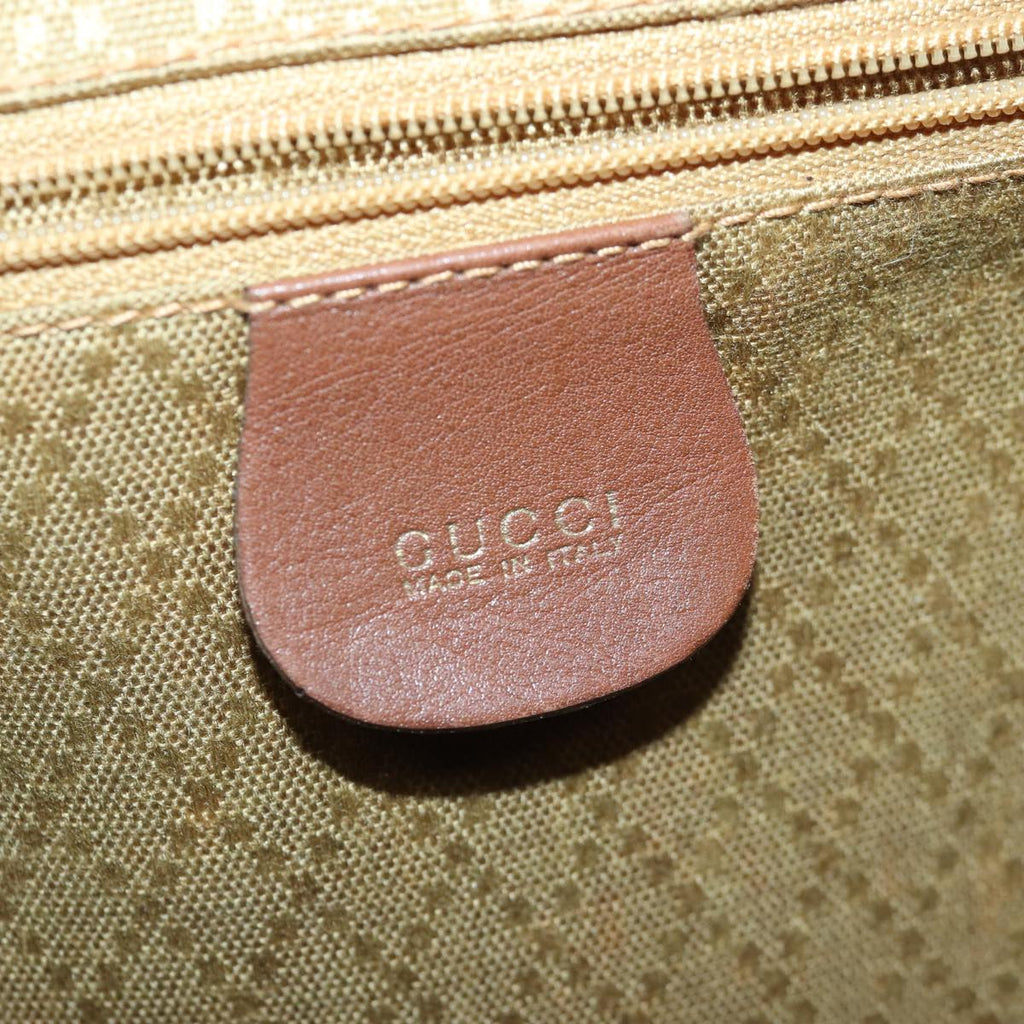 GUCCI Bamboo Backpack Leather Brown ep5157
