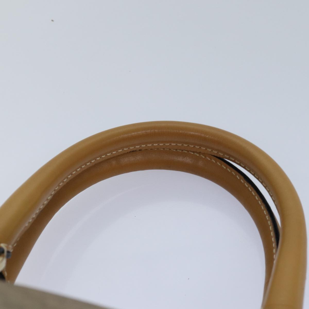 GUCCI Micro GG Canvas Boston Bag PVC Leather Beige ep5159