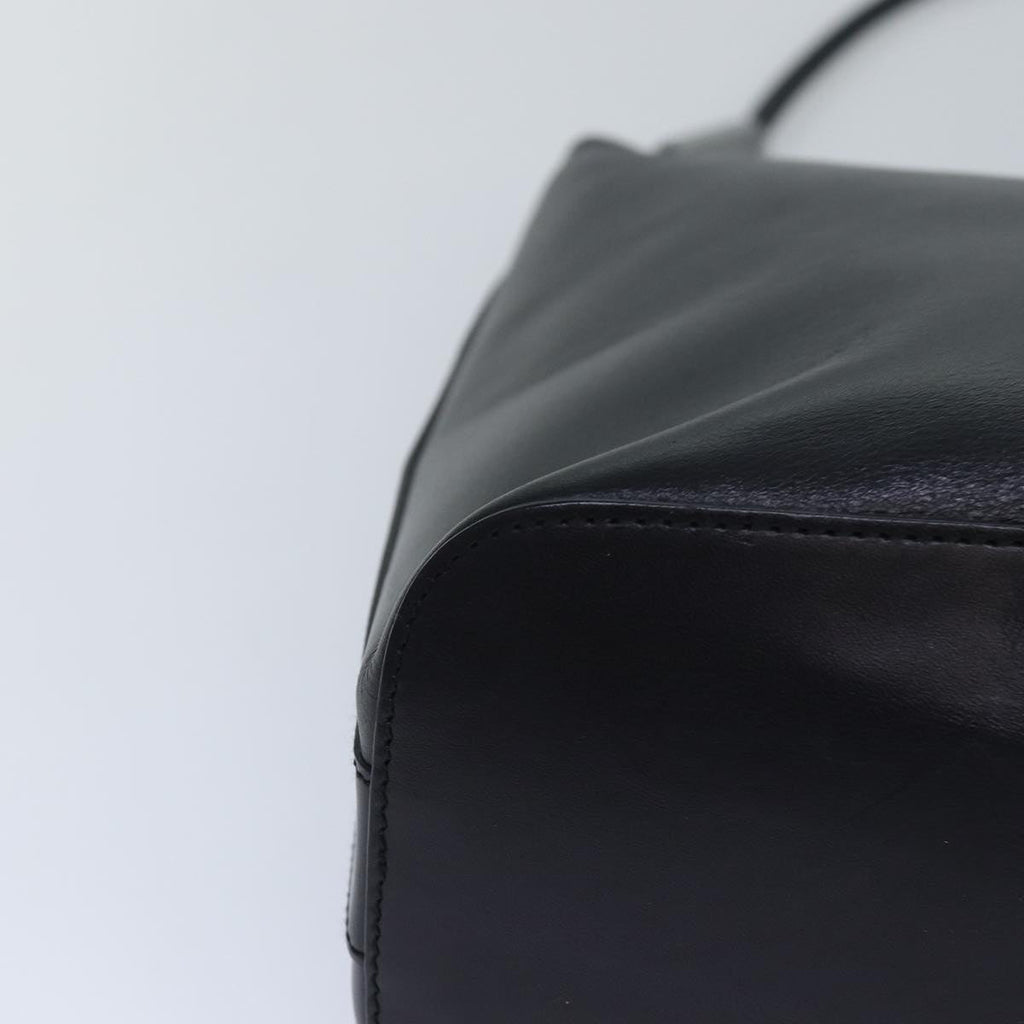 GUCCI Shoulder Bag Leather Black Silver 001 3814 ep5160