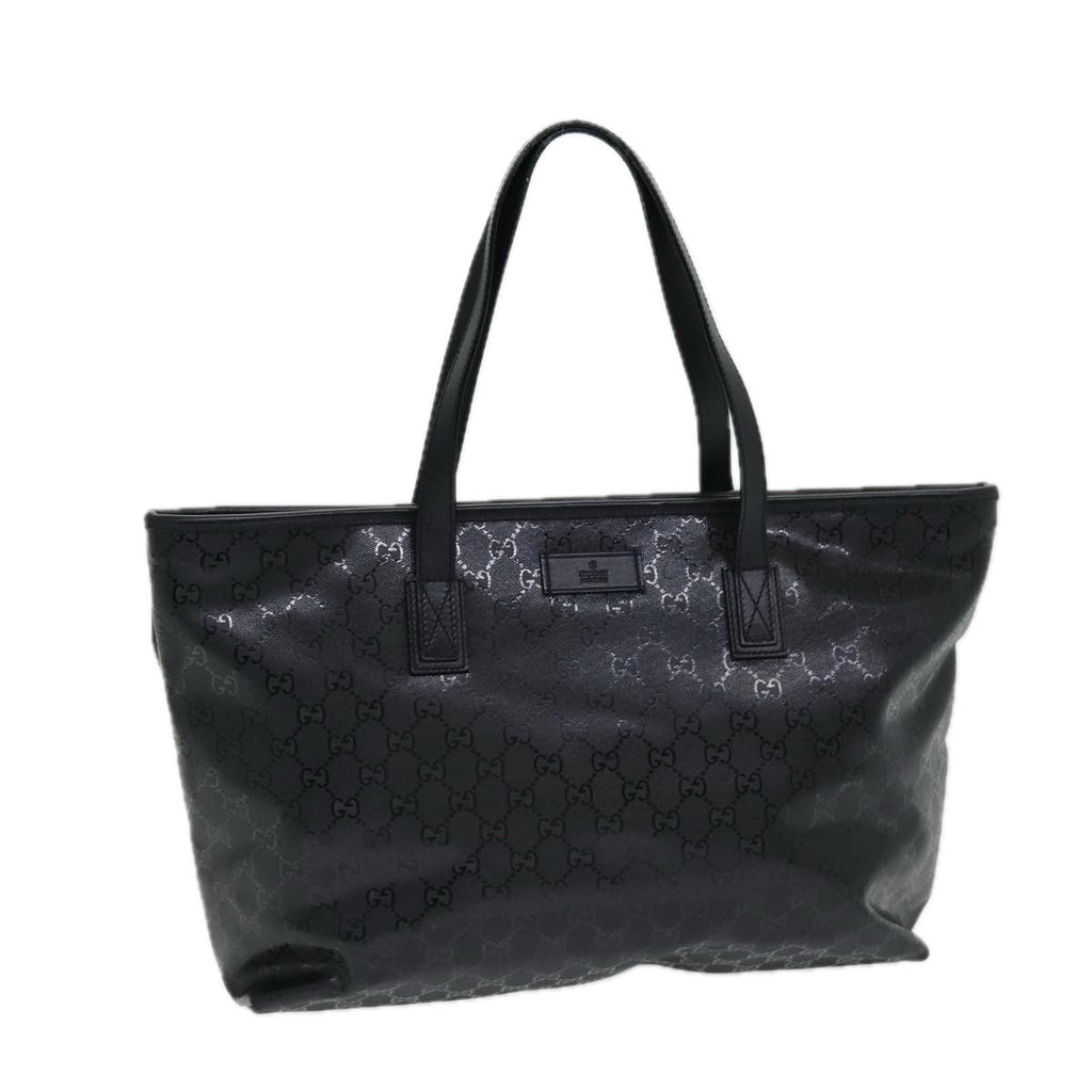 GUCCI GG implementation Tote Bag PVC Black ep5161