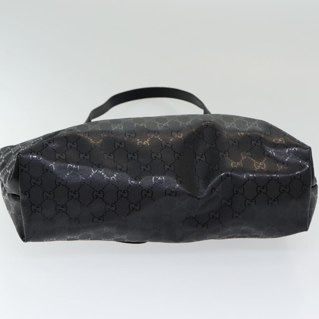 GUCCI GG implementation Tote Bag PVC Black ep5161
