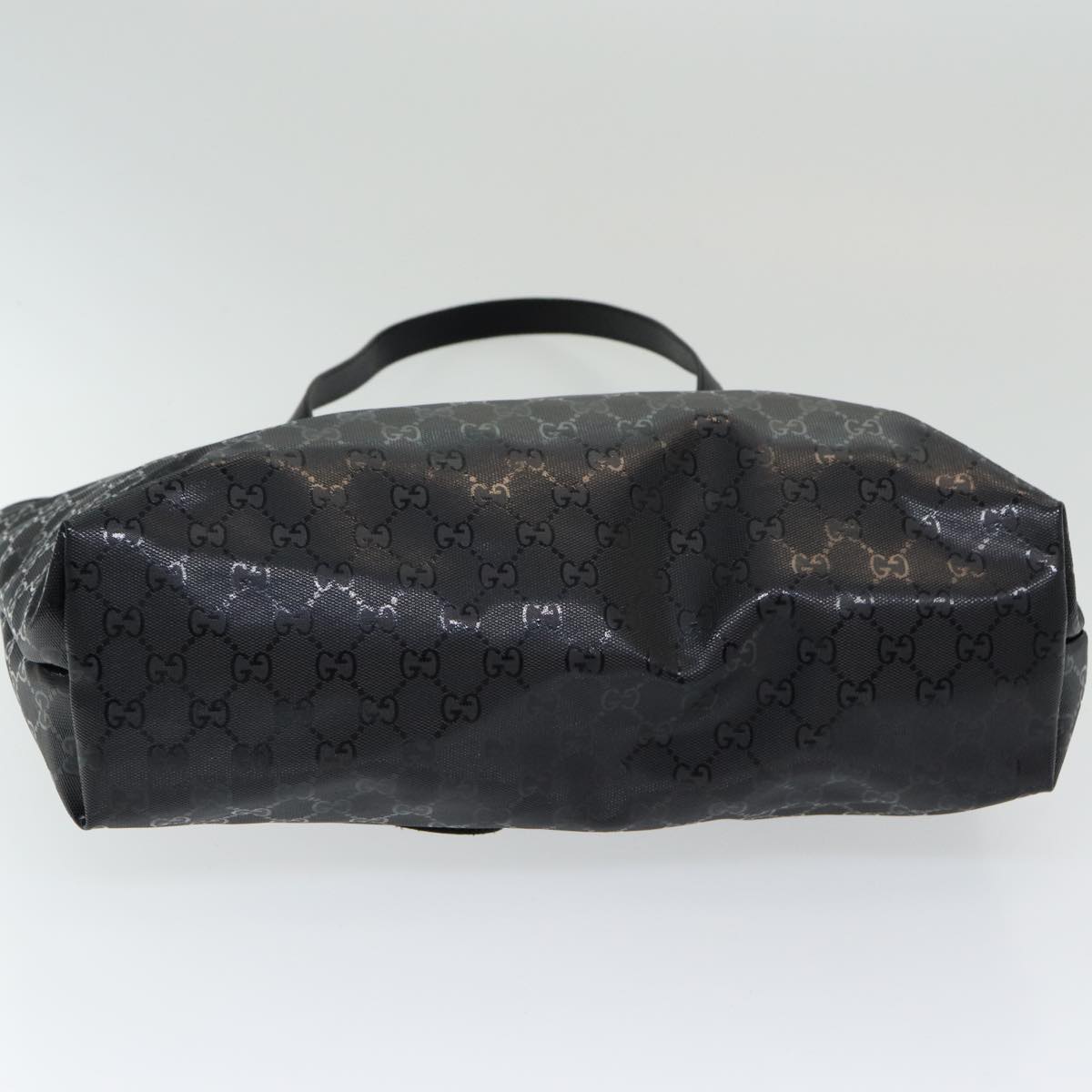 GUCCI GG implementation Tote Bag PVC Black ep5161