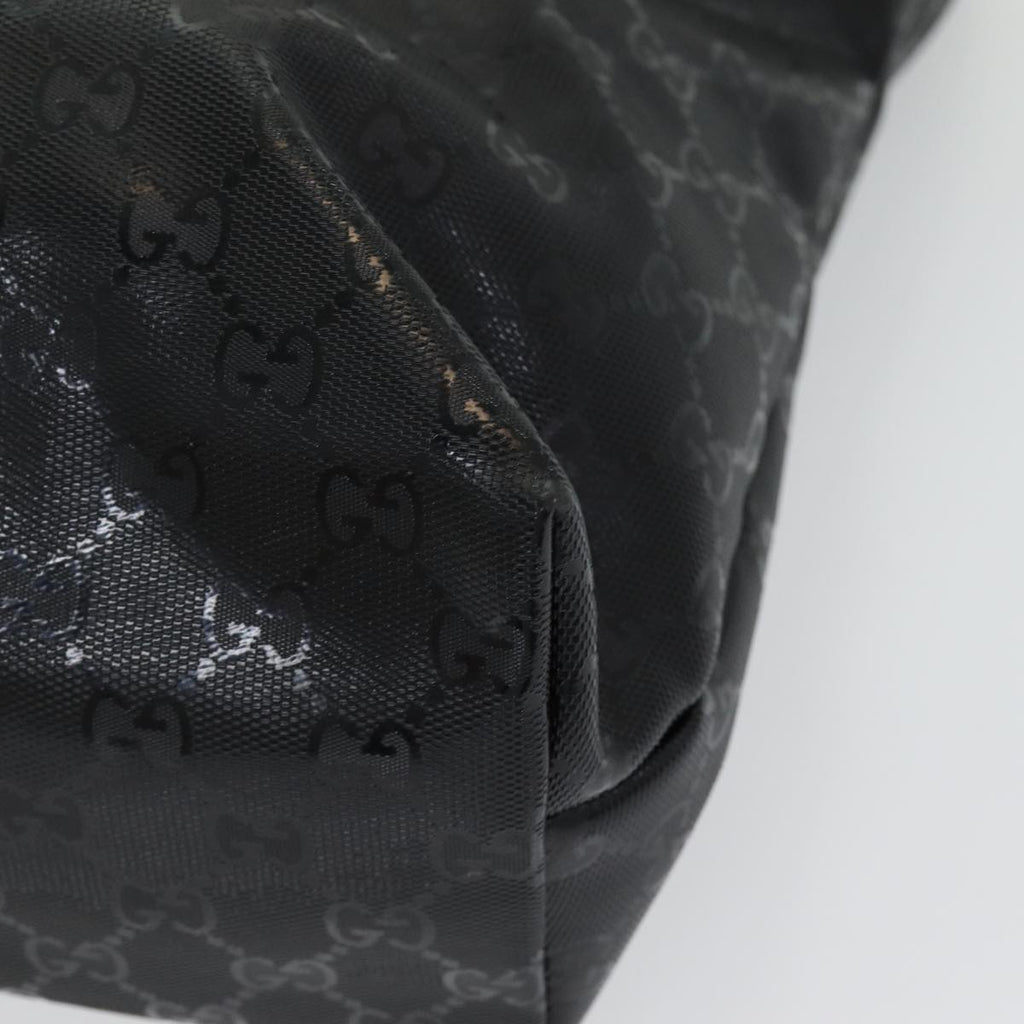 GUCCI GG implementation Tote Bag PVC Black ep5161