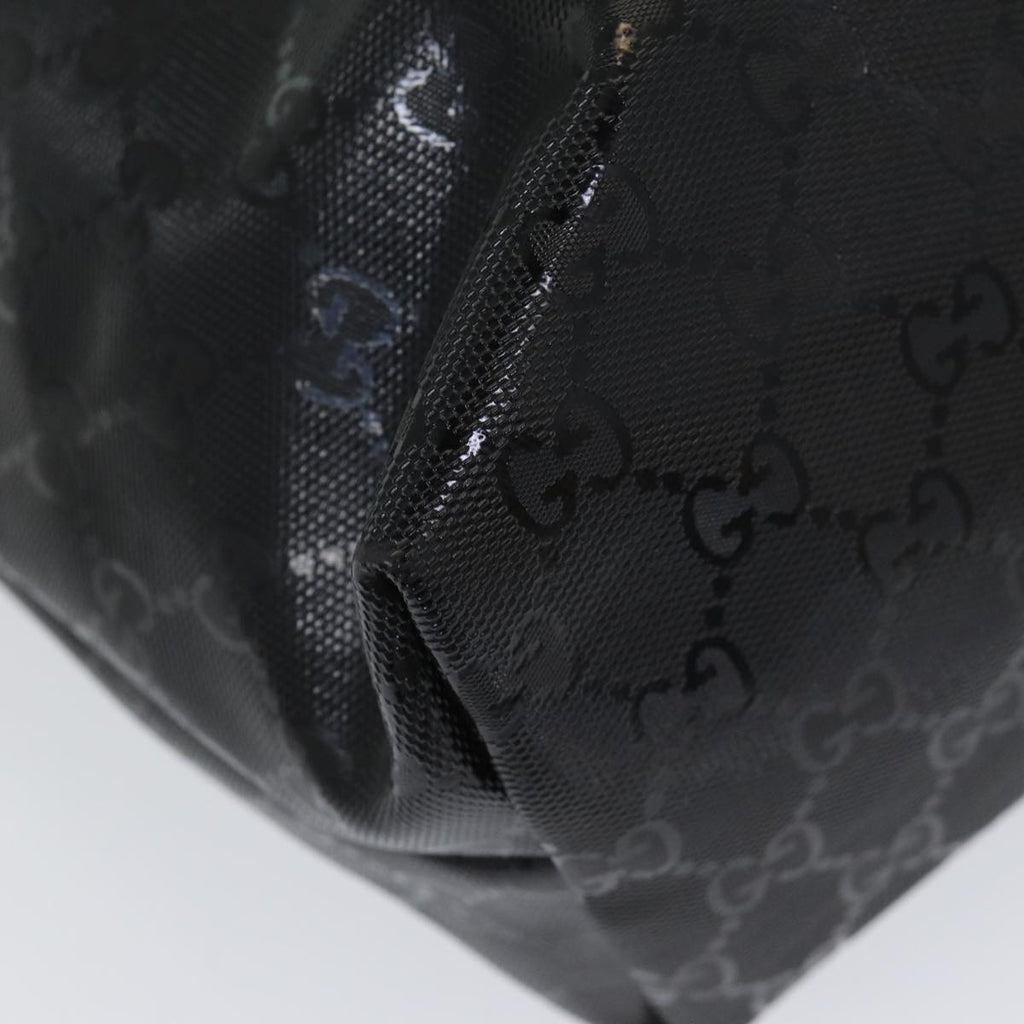 GUCCI GG implementation Tote Bag PVC Black ep5161