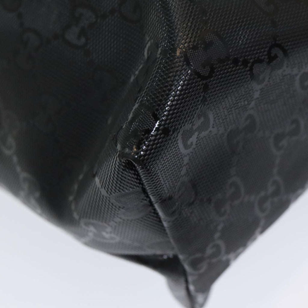 GUCCI GG implementation Tote Bag PVC Black ep5161