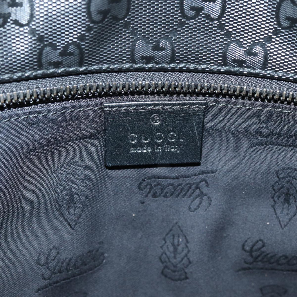 GUCCI GG implementation Tote Bag PVC Black ep5161