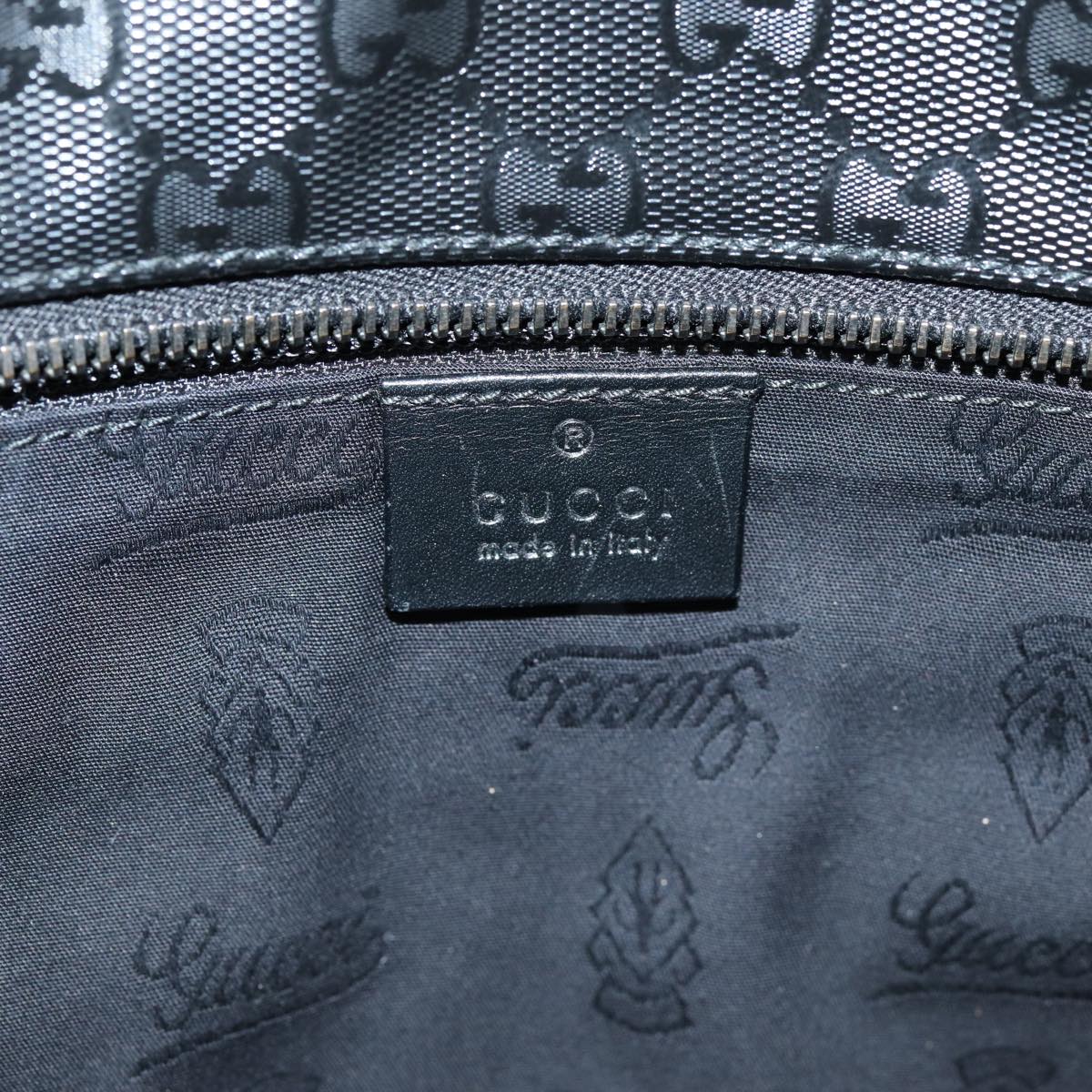 GUCCI GG implementation Tote Bag PVC Black ep5161