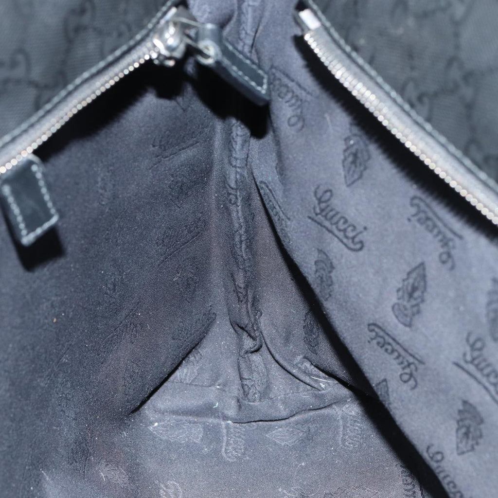 GUCCI GG implementation Tote Bag PVC Black ep5161