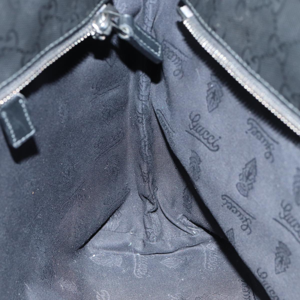 GUCCI GG implementation Tote Bag PVC Black ep5161
