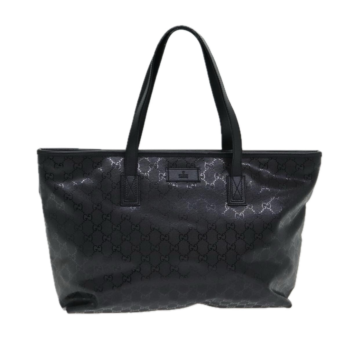 GUCCI GG implementation Tote Bag PVC Black ep5161