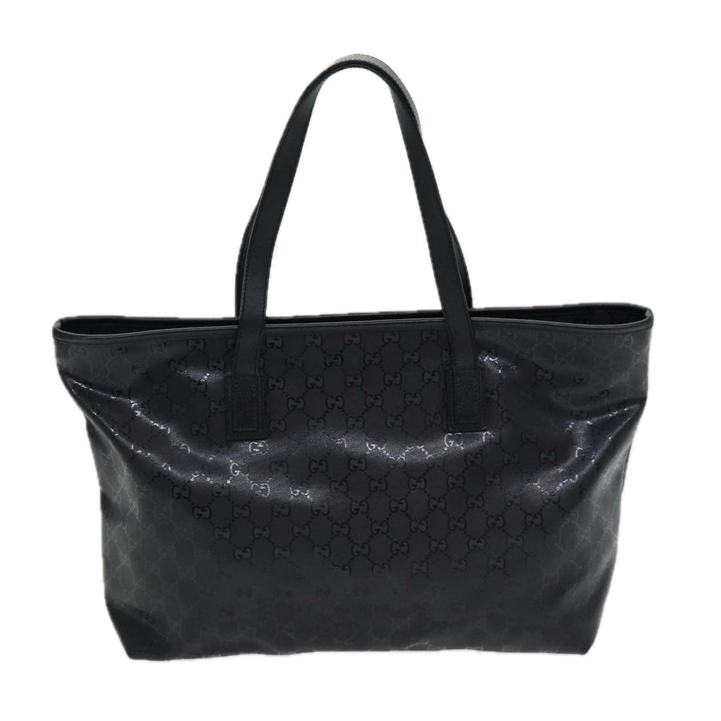 GUCCI GG implementation Tote Bag PVC Black ep5161