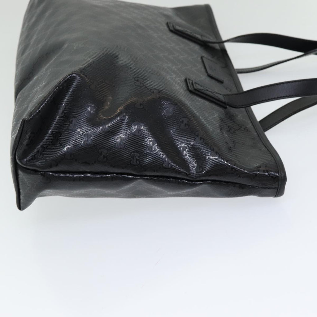 GUCCI GG implementation Tote Bag PVC Black ep5161