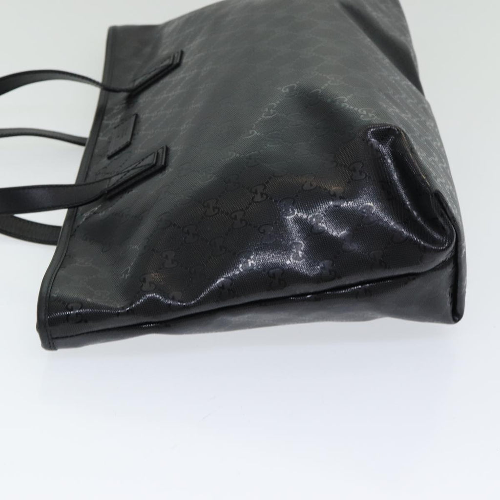 GUCCI GG implementation Tote Bag PVC Black ep5161